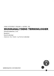 Musikanalysens terminologier ES26