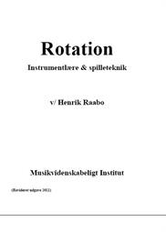 Rotation - Instrumentlære & Spilleteknik ES25
