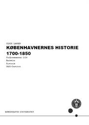 Københavnernes historie 1700-1850 FS26