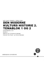 Den Moderne Kulturs Historie 2. Temablok 1 og 2 FS26