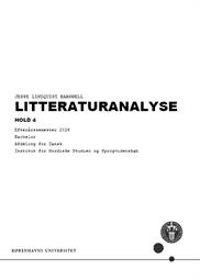 Litteraturanalyse Hold 4 (Jeppe Lindquist Barnwell) ES26